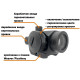 Прицел коллиматорный Centershot Micro Dot 1х20